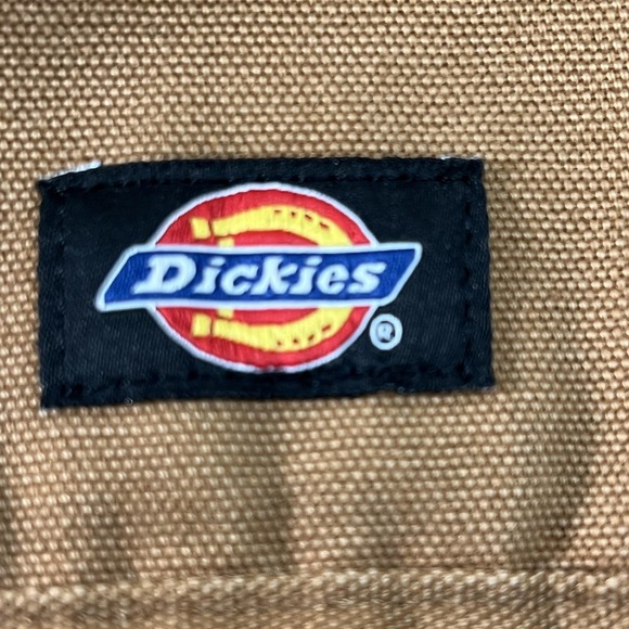 Dickies Jacket Mens XL Brown Quilted Lined Duck Canvas Zip Work Coat - Picture 4 of 14